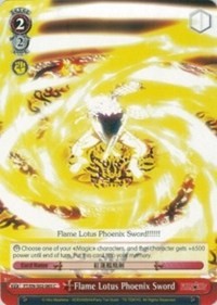 Flame Lotus Phoenix Sword (FT/EN-S02-065 C) [Fairy Tail ver.E]