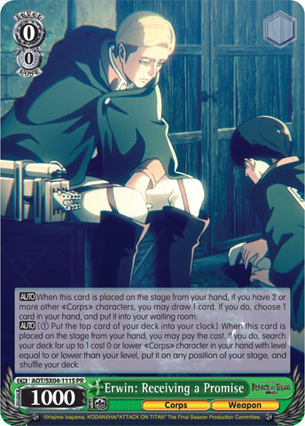 Erwin: Receiving a Promise (Foil) [Attack On Titan: Final Season]