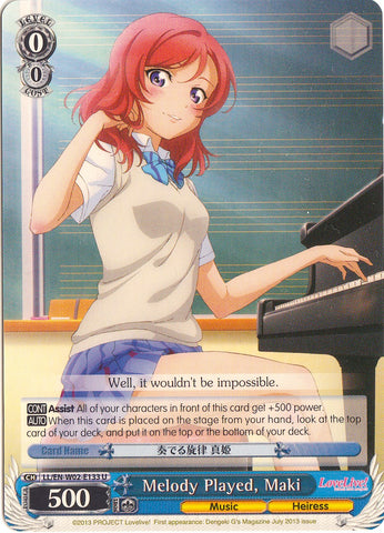 Melody Played, Maki (LL/EN-W02-E133 U) [Love Live! DX Vol.2]