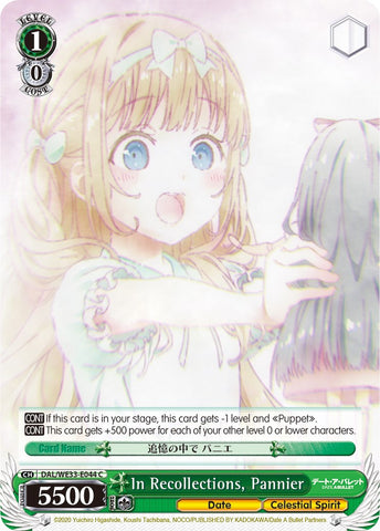 In Recollections, Pannier (DAL/WE33-E044 C) [Date A Bullet]