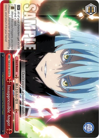 Insuppressible Anger [That Time I Got Reincarnated as a Slime Vol.3]