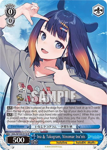 Ina & Takogram, Ninomae Ina'nis [hololive production Vol. 2]