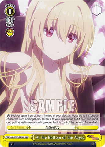 At the Bottom of the Abyss (ARI/S103-TE08R RRR) [Arifureta: From Commonplace to World's Strongest]