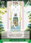 Clear Card: RECORD (CCS/WX01-053 U) [Cardcaptor Sakura: Clear Card]