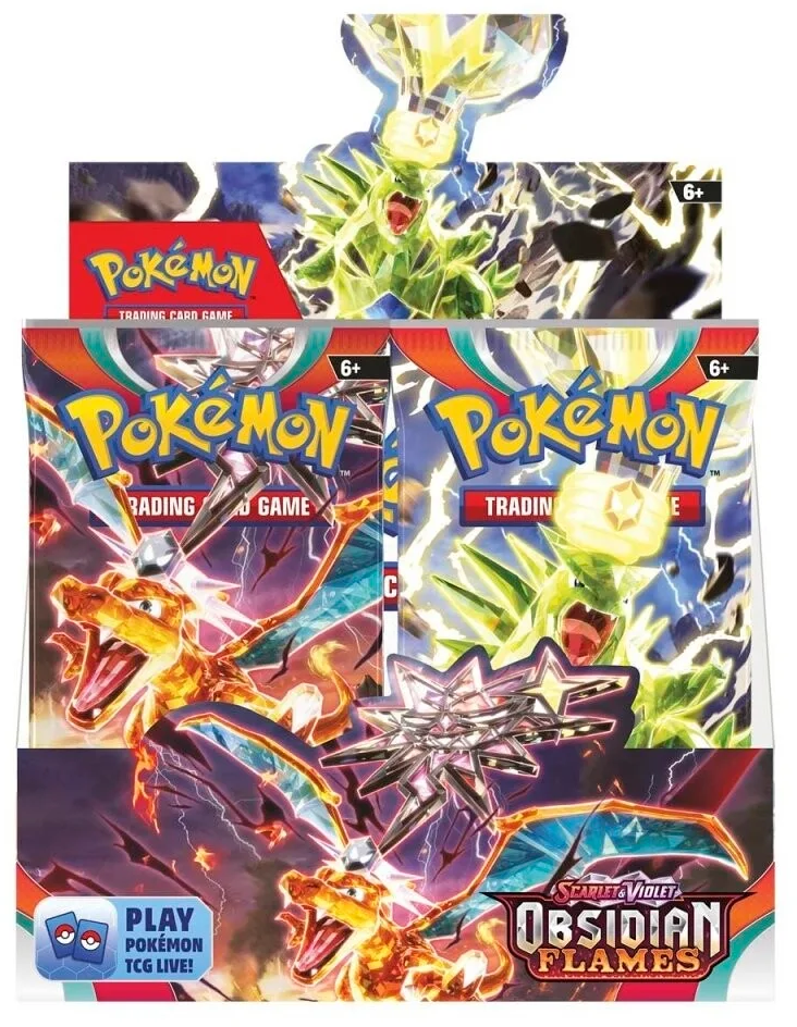 obsidian flames booster box gamestop Scarlet & Violet: Obsidian Flames