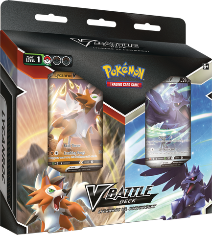 Pokemon TCG: Lycanroc Corviknight Battle Duel Deck Bundle
