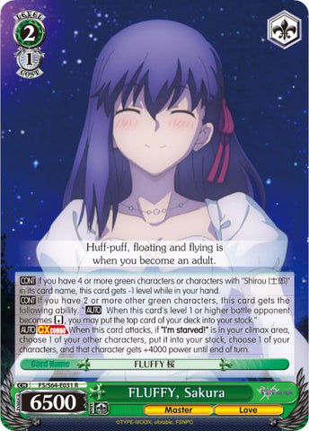 FLUFFY, Sakura (FS/S64-E031 R) [Fate/Stay Night [Heaven's Feel]]