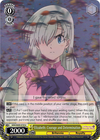 Elizabeth: Courage and Determination (SDS/SX03-010 U) [The Seven Deadly Sins]