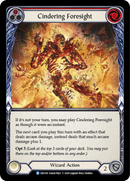 Cindering Foresight (Red) [CRU165] (Crucible of War)  1st Edition Rainbow Foil