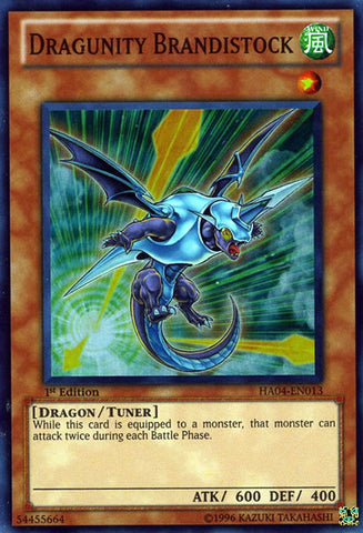 Dragunity Brandistock [HA04-EN013] Super Rare